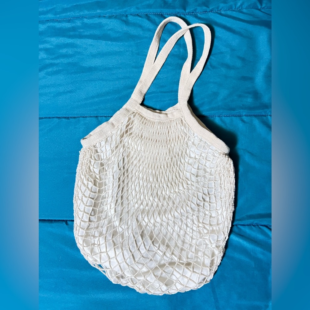 Crochet Mesh Beach Tote Bag
